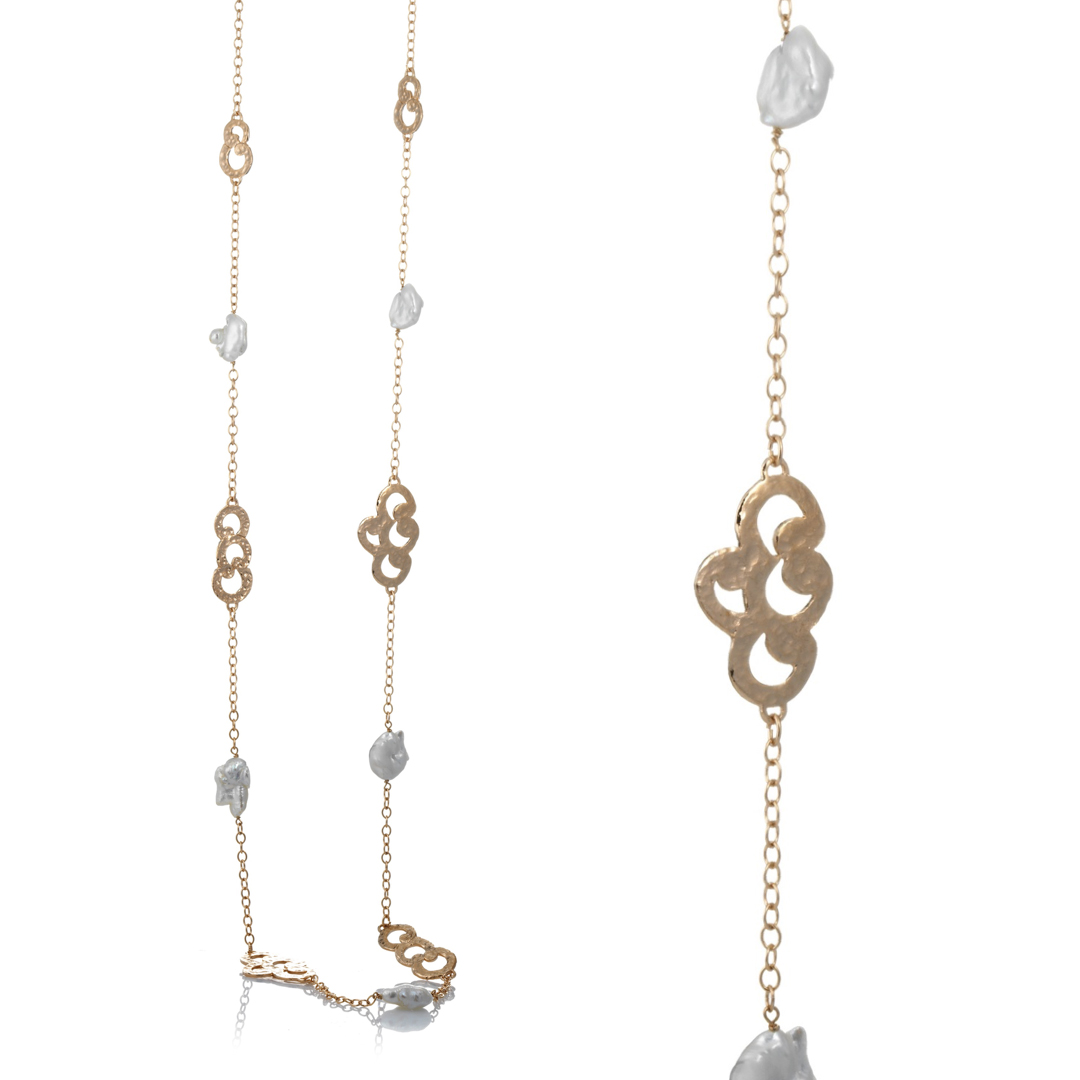 Collana Chanel Ricci in Bronzo e Perle