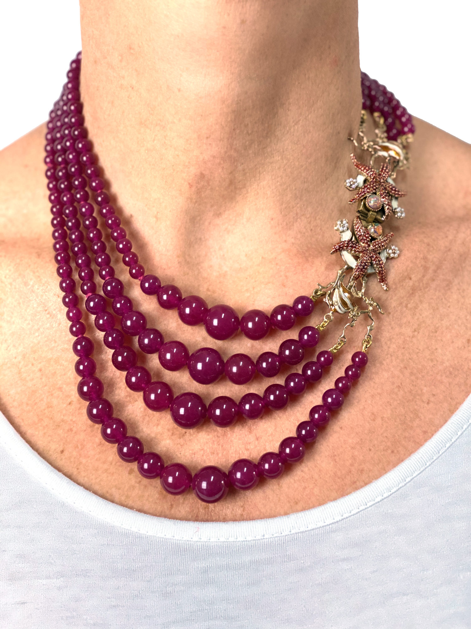 Collana Agata e stelle marine - immagine 4