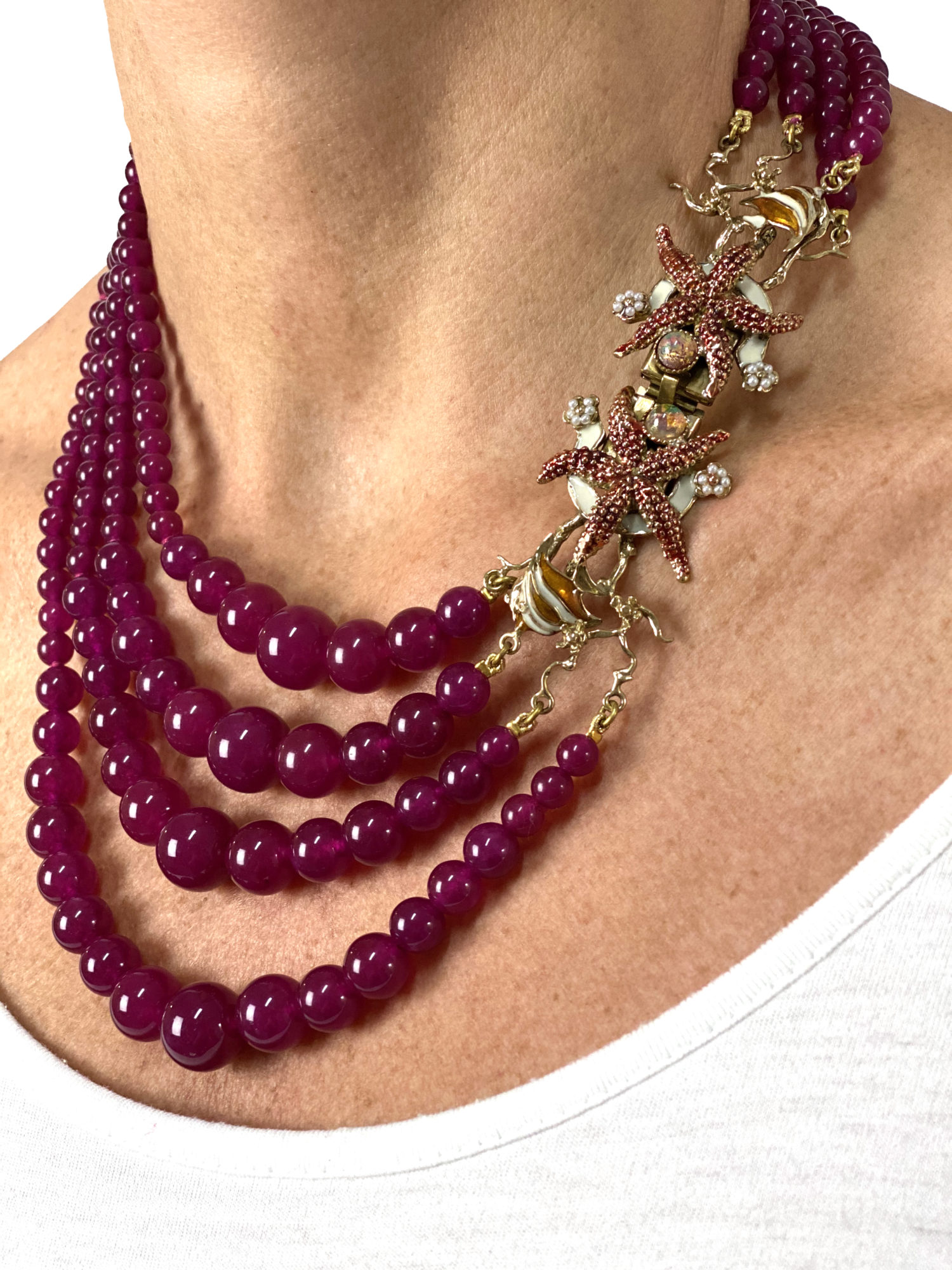 Collana Agata e stelle marine - immagine 3