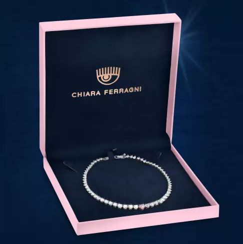 Girocollo infinity love rosa - Chiara Ferragni - immagine 4